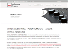 Tablet Screenshot of hoffmann-krippner.com